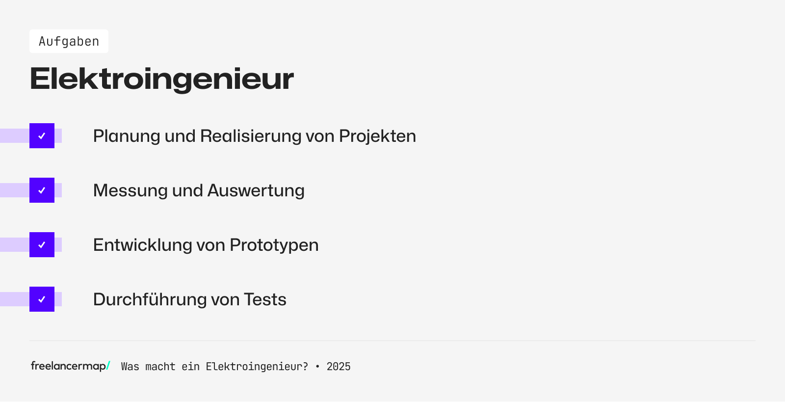 Elektroingenieur Aufgaben