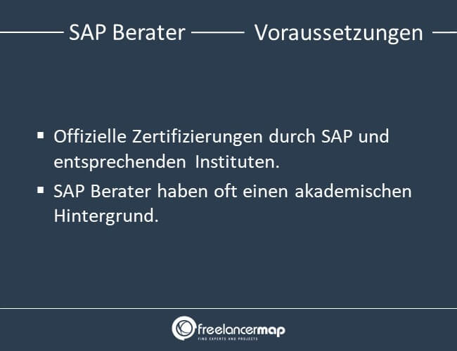 Voraussetzungen, die ein SAP Berater mitbringen muss