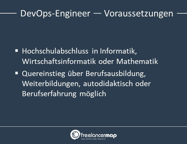 Voraussetzungen um DevOps-Engineer zu werden.