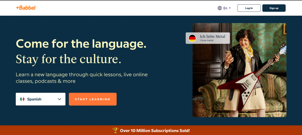 Babbel E-Learning Plattform