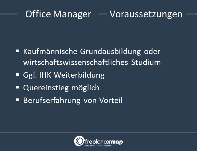 Voraussetzungen um Office Manager zu werden