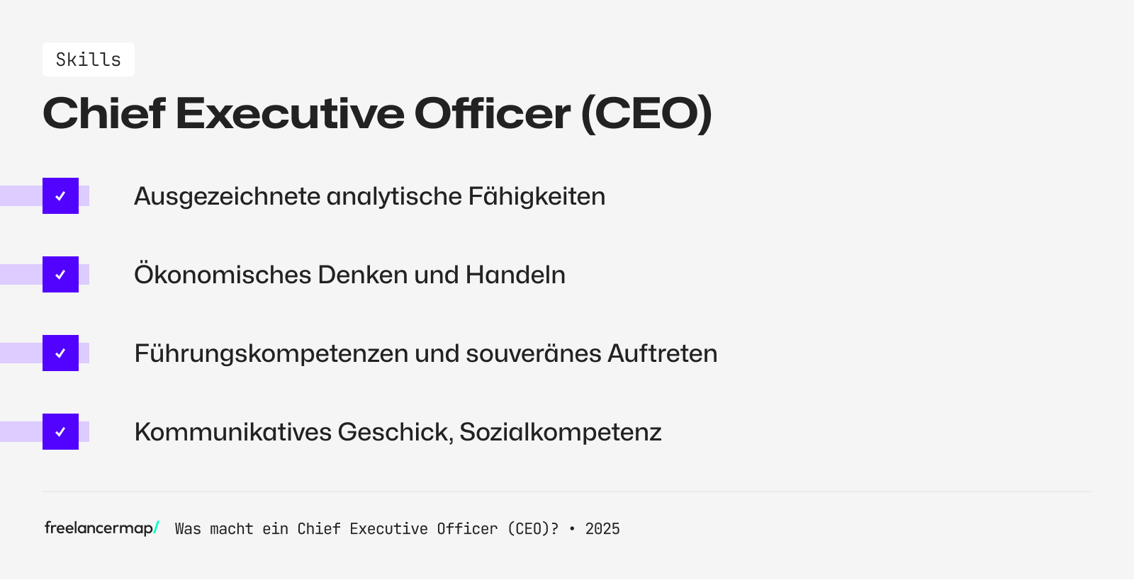 Diese Skills sollte ein Chief Executive Officer (CEO) besitzen