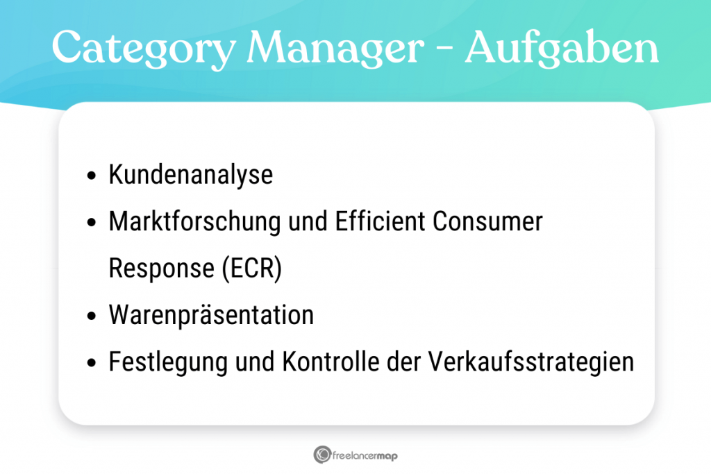 Aufgabenbereiche des Category Managers