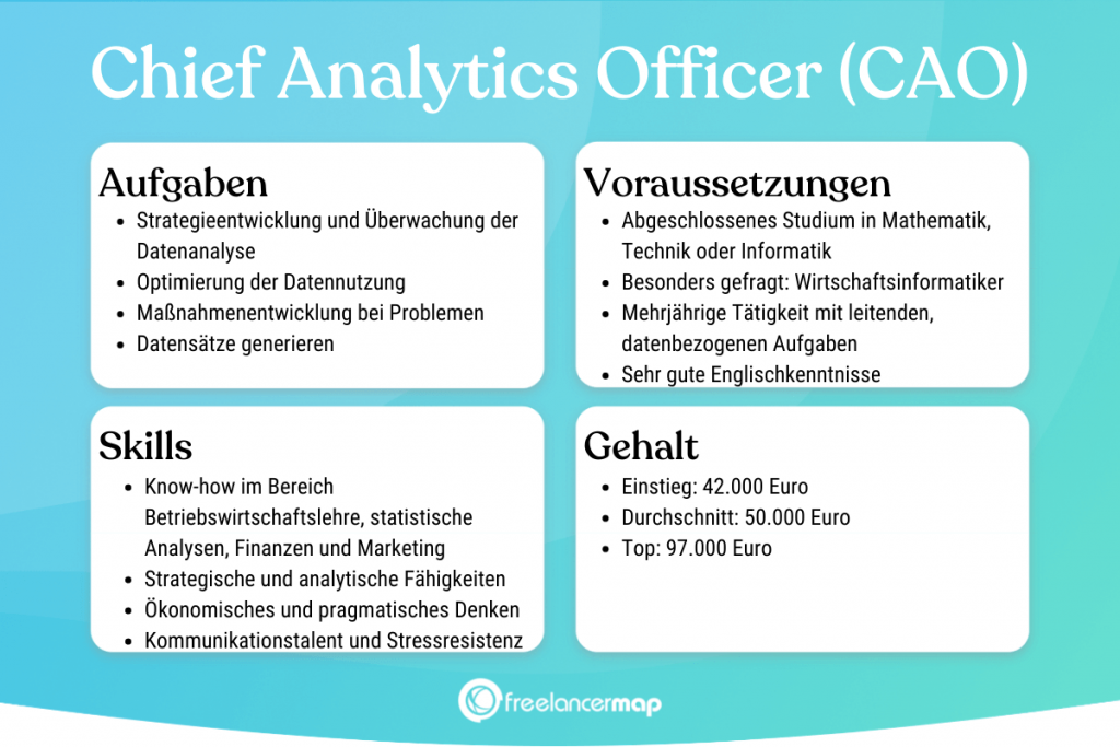 Berufsbild Chief Analytics Officer im Überblick