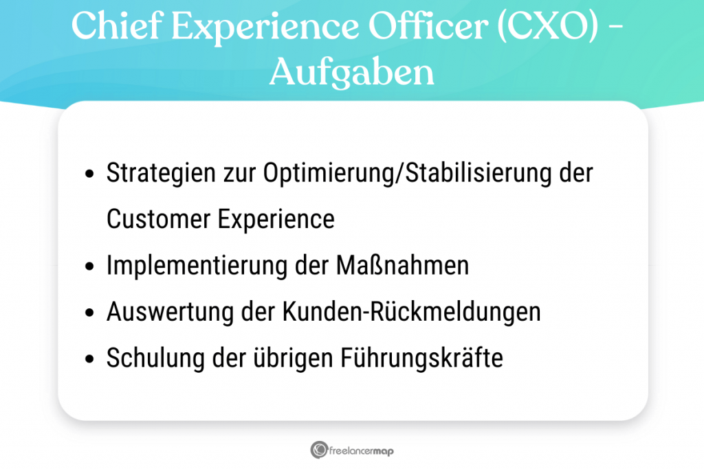 Aufgabenbereiche des Chief Experience Officers