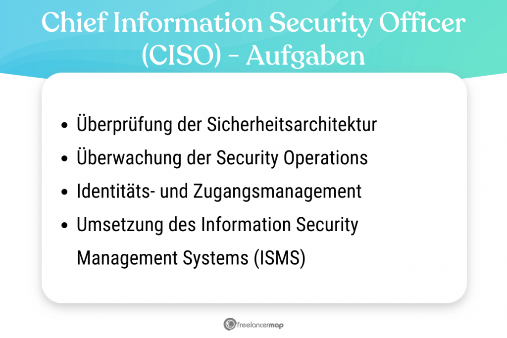 Aufgabenbereich eines Chief Information Security Officers