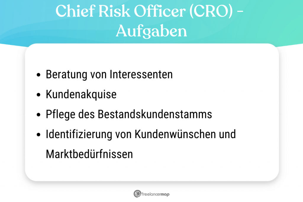 Aufgabenbereiche des Chief Risk Officers