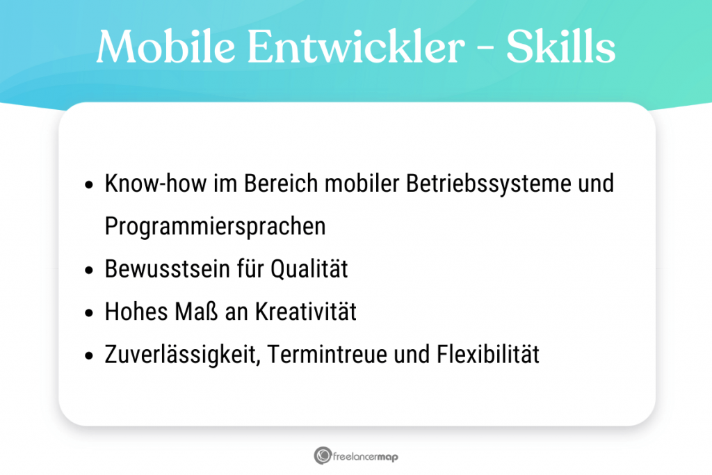 Diese Skills sollte ein Mobile Entwickler besitzen