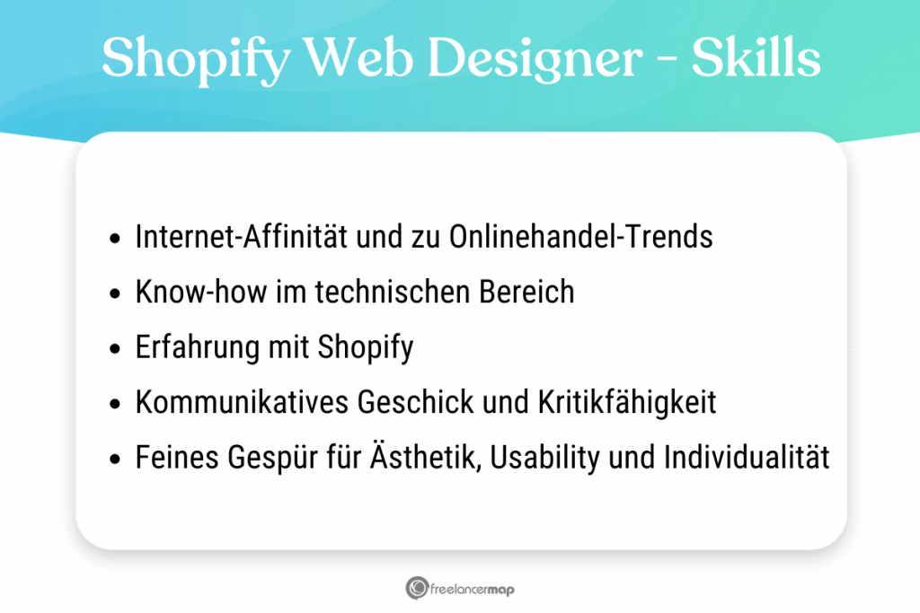 Diese Skills sollte ein Shopify Web Designer besitzen