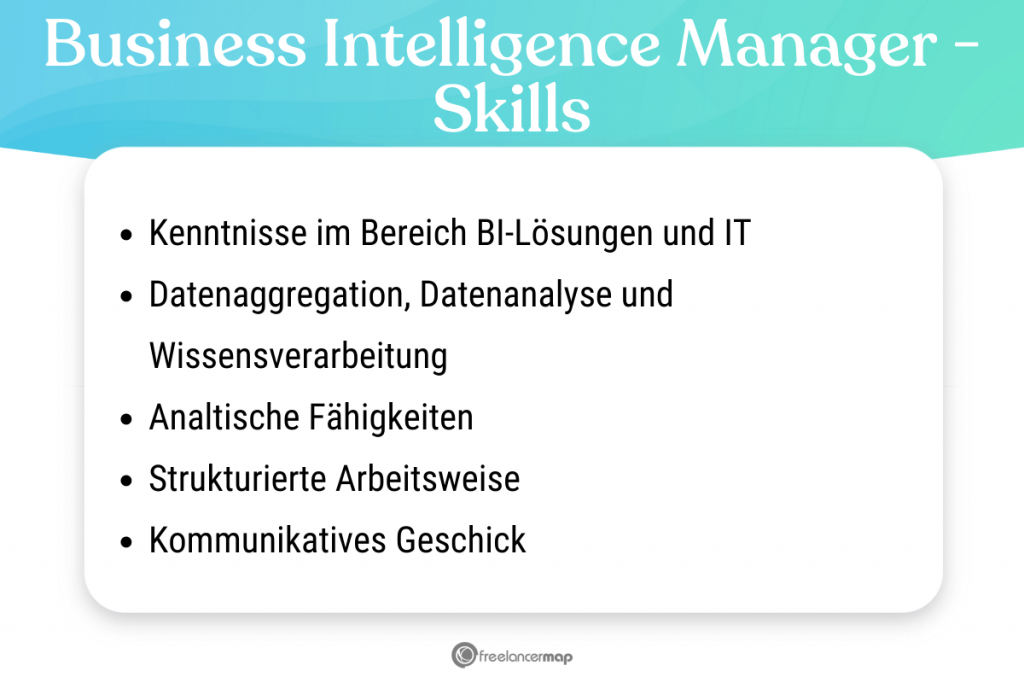 Diese Skills sollte ein Business Intelligence Manager besitzen