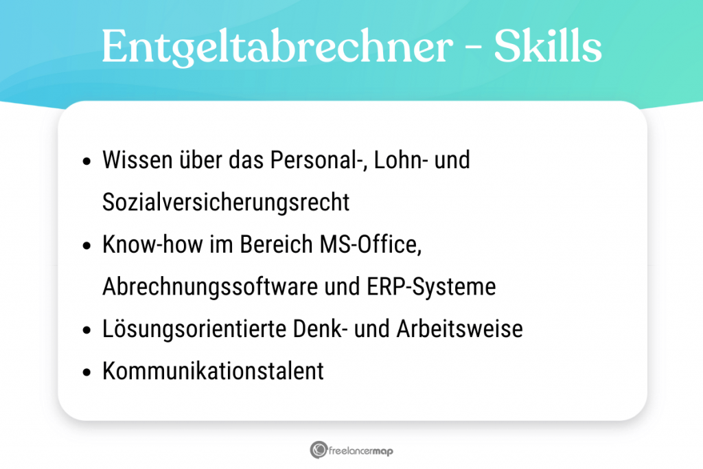 Diese Skills sollte ein Entgeltabrechner besitzen