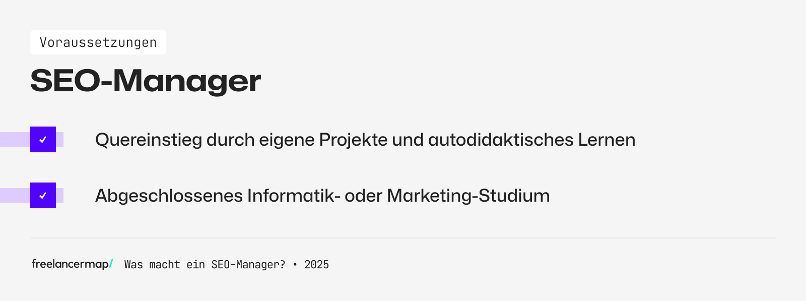 Als SEO Manager muss man nicht unbedingt studiert haben