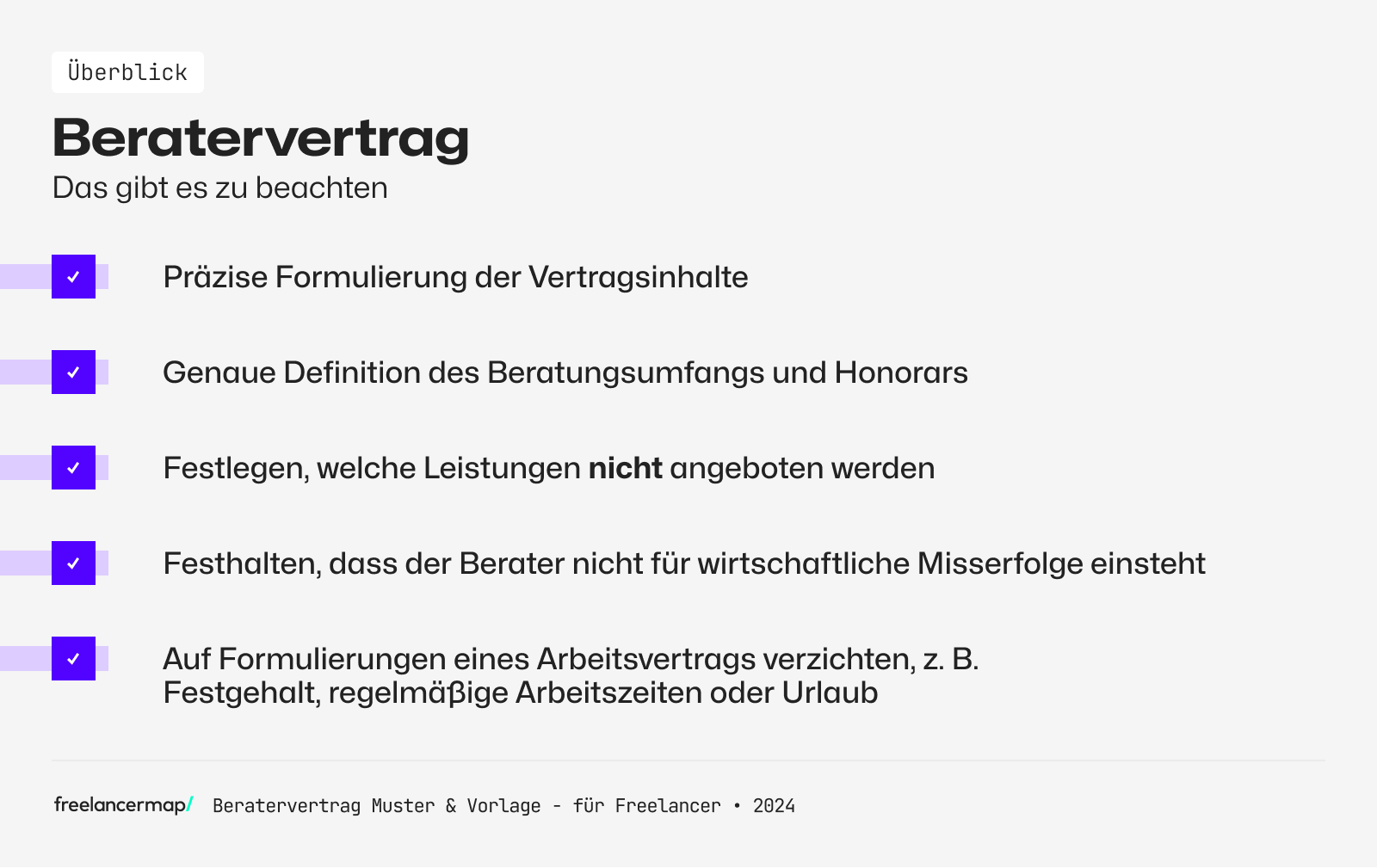 Beratervertrag erstellen: Das muss man beachten