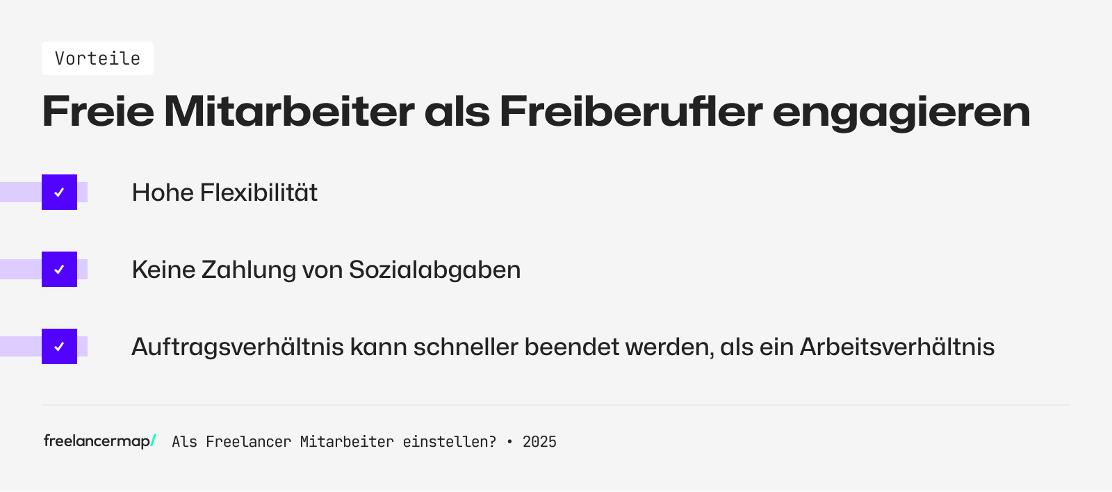 Vorteile, wenn man Freelancer beauftragen möchte