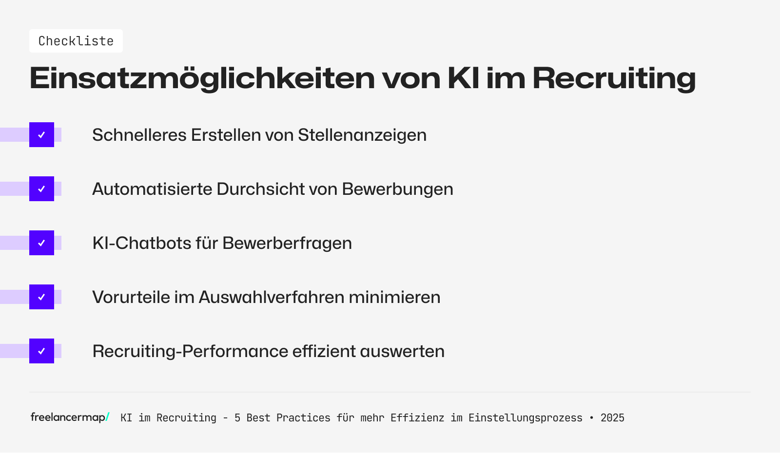 Im Recruiting gibt es verschiedene Optionen, um KI einzusetzen
