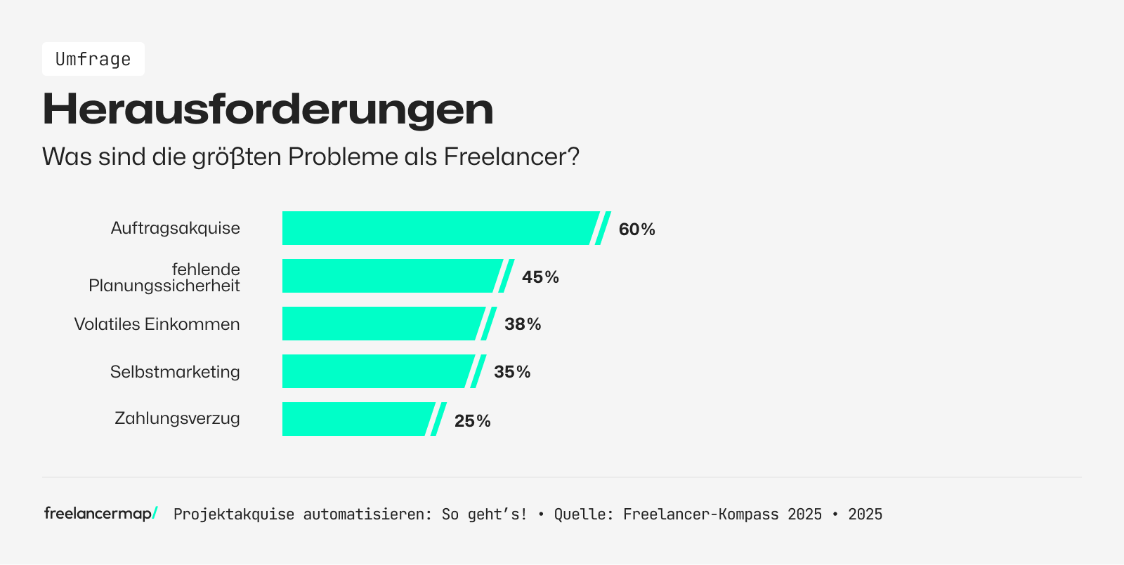 Was sind die größten Probleme als Freelancer