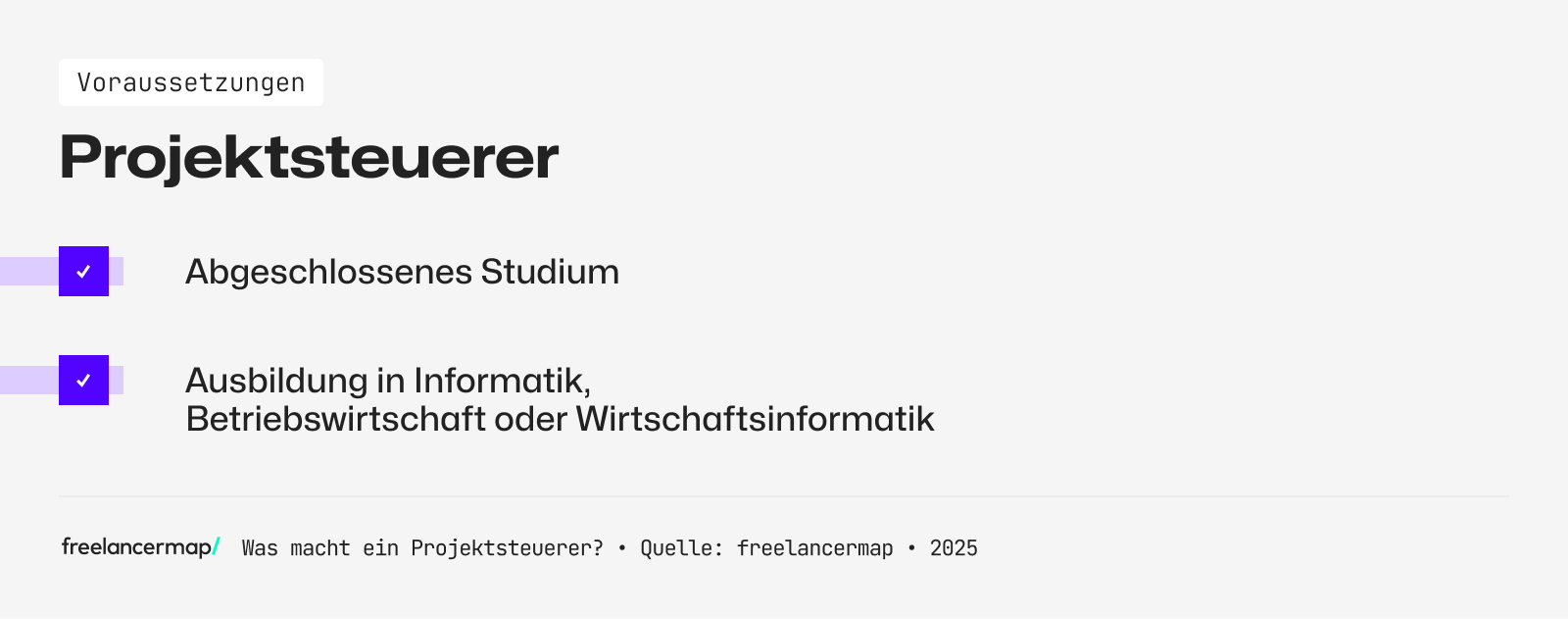 Ein Projektsteuerer hat meist ein abgeschlossenes Studium