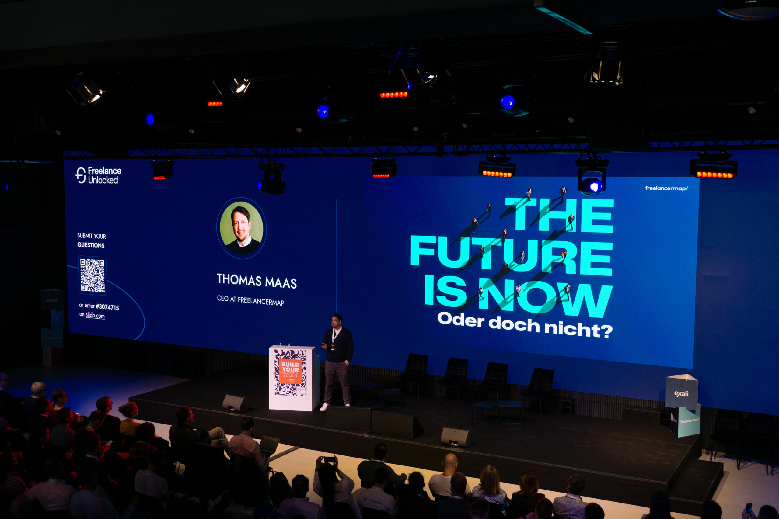 Thomas Maas, CEO von freelancermap machte den Auftakt